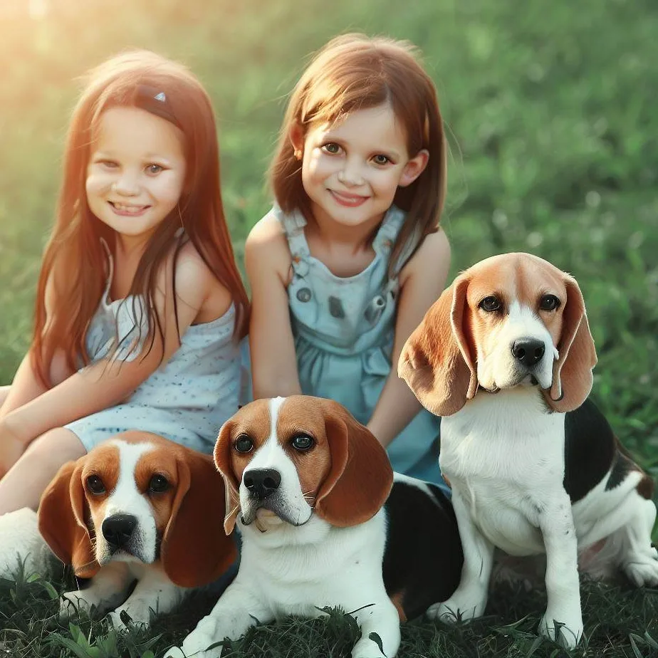 Beagle a dzieci: doskonała przyjaźń i wspaniała nauka dla najmłodszych